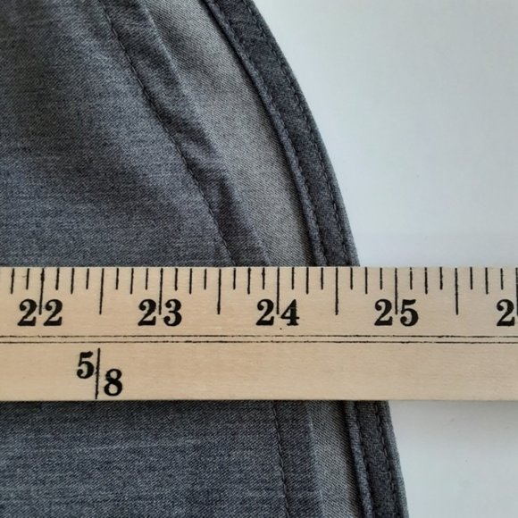 Figs Rafaela Oversized Scrub Top Graphite Gray Womens XS Mandarin Collar - Picture 11 of 12